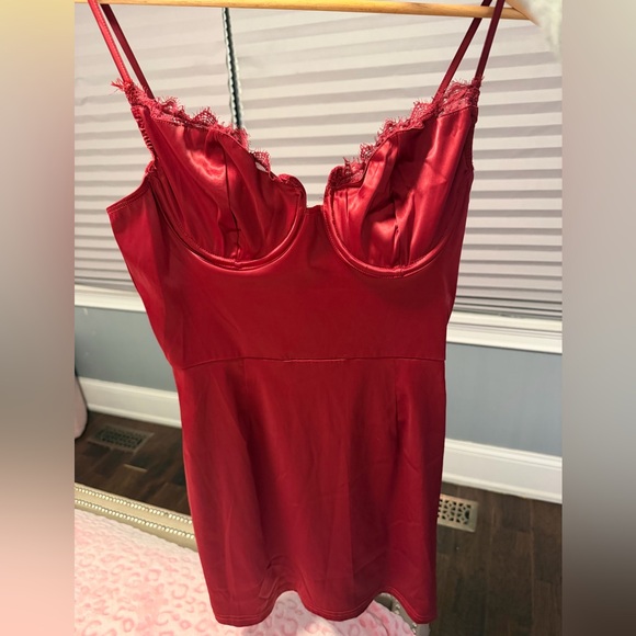Guess Dresses & Skirts - Guess Red Satin Dress Size M